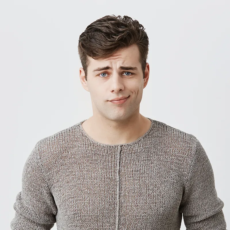 Portrait of a person in everyday business attire